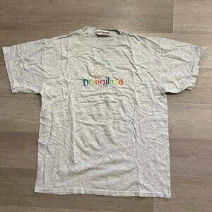 Vintage 90s Rainbow Mickey Disneyland Shirt Sleeve Shirt